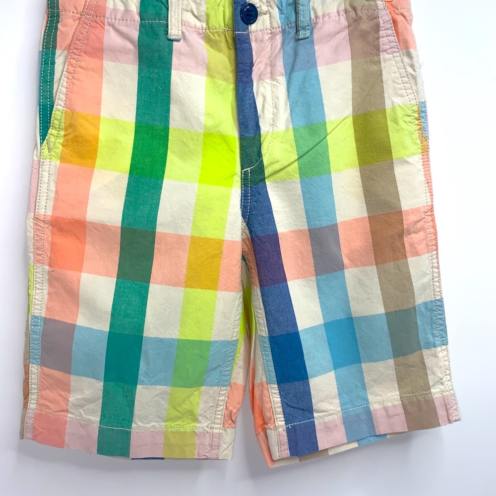 GAP Kids Pastel color plaid boys shorts sz. 10reg.